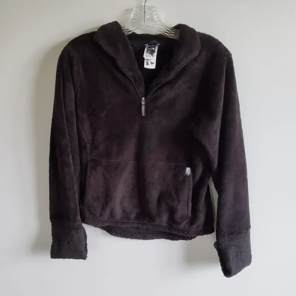 North Face Black Fleece Half Zip Pullover